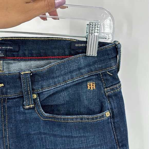 Tommy Hilfiger Goshen Boyfriend Boot Cut Womens Mid Rise Jeans cropped - Picture 4 of 10